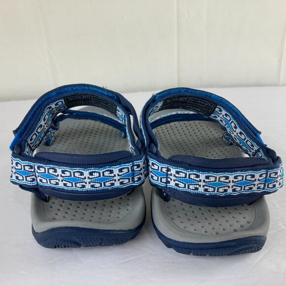 Teva Womens Sz 8 Hurricane Sandals Blue Hiking Sport Strappy Comfort Adjustable - Picture 6 of 8